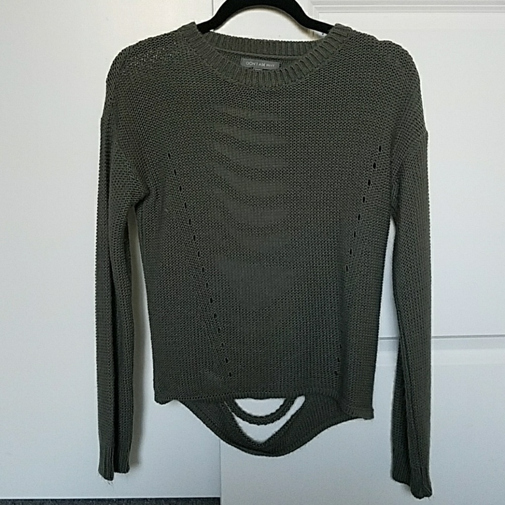 Green sweater